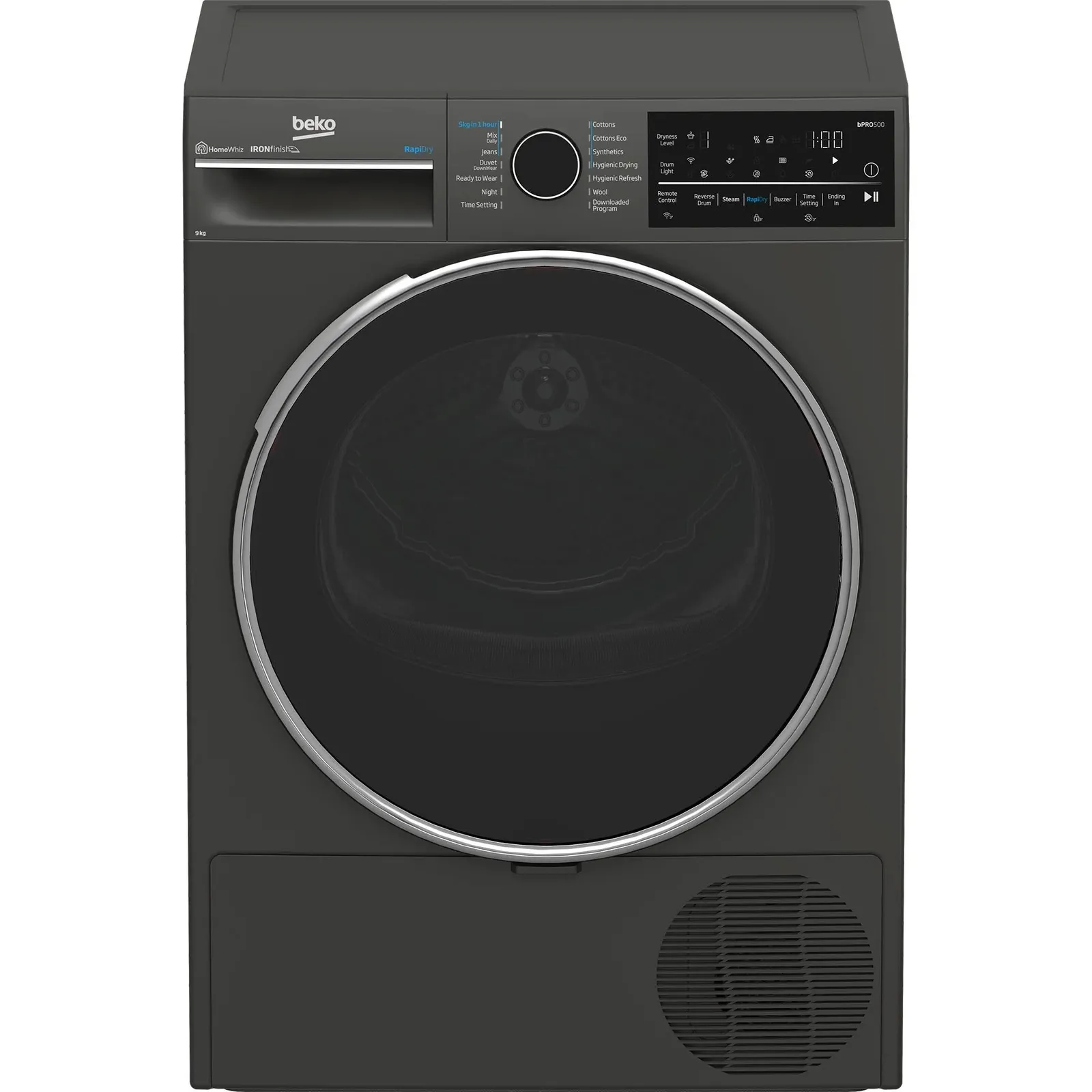 Beko 9kg Hybrid Heat Pump Dryer with Steam  WiFi Control