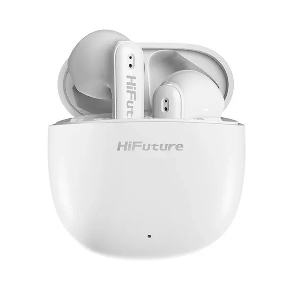 HiFuture ColorBuds2 White Wireless Earbuds  Clear Calls  Deep Bass