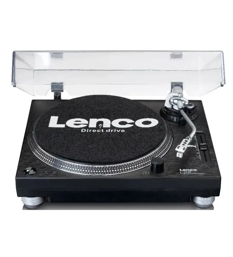 Lenco L3809 Direct Drive Turntable with USB Recording