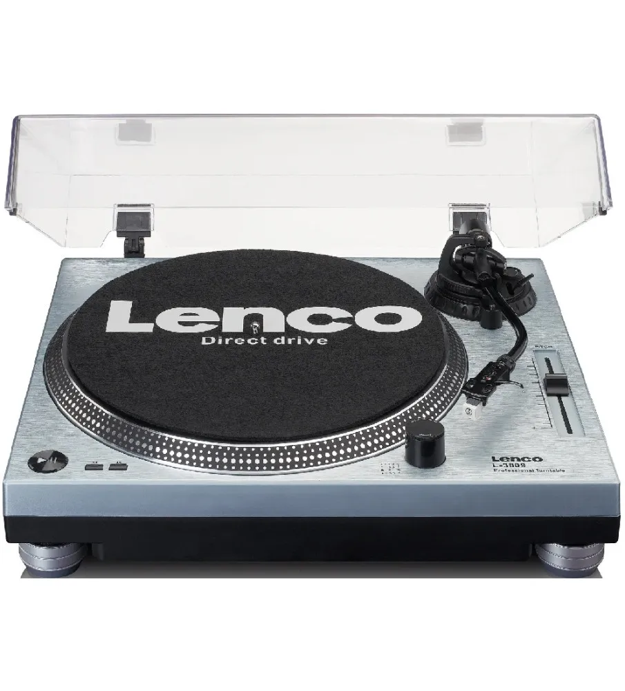 Lenco L3809 Direct Drive Turntable with USB Recording