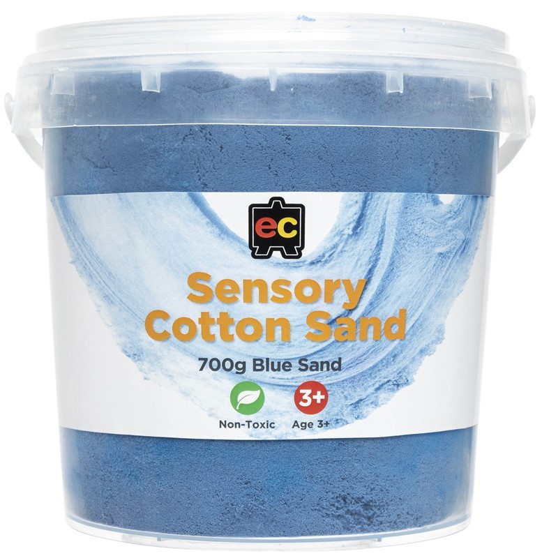 EDUCATIONAL COLOURS COTTON SAND 700G BLUE