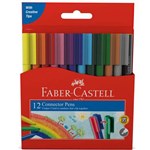 FABERCASTELL CONNECTOR PENS ASSORTED PACK 12