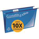 CRYSTALFILE   COMPLETE PP SUSPENSION FILES FOOLSCAP BLUE PK 19