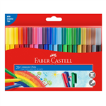 FABERCASTELL CONNECTOR PENS ASSORTED PACK 20
