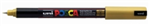 MARKER UNI POSCA PC1MR12 NPOINT 07MM METALLIC 6 ASST BX11