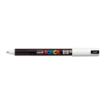POSCA PC1MR PAINT MARKER BULLET ULTRA FINE 07MM WHITE