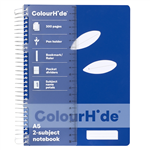 COLOURHIDE   SUBJECT BOOK A5 300PG CLASSIC BLUE