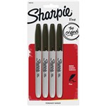 SHARPIE PERMANENT MARKER BULLET FINE 10MM BLACK PACK 5