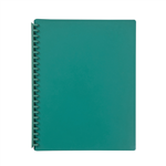 MARBIG DISPLAY BOOK REFILLABLE 20 POCKET A4 GREEN