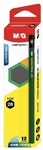 LOCALWORKS HEX SHAPE WOOD PENCIL 2B   GREEN COLOR PACK 12