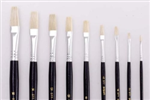JASART HOG BRISTLE SERIES 577 FLAT BRUSHES  SIZE 12