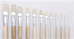 JASART HOG BRISTLE SERIES 579 FLAT BRUSHES  SIZE 12