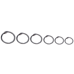 ESSELTE 37739 HINGED RINGS NO 7 19MM BOX 100