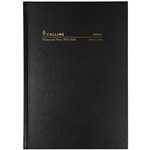 COLLINS 38M4 FINANCIAL YEAR DIARY A5 WEEK TO VIEW BLACK 