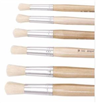 JASART HOG BRISTLE SERIES 582 ROUND BRUSHES NO 7