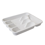 CONNOISSEUR CUTLERY TRAY 5 COMPARTMENT WHITE