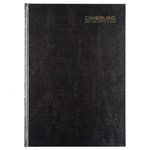 CUMBERLAND CASEBOUND DIARIES DTP A4 BLACK