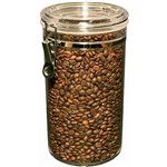 CONNOISSEUR STORAGE CANISTER ACRYLIC ROUND 22 LITRE CLEAR