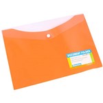 BEAUTONE TROPICAL DOCUMENT FOLDER BUTTON CLOSURE A4 MANGO