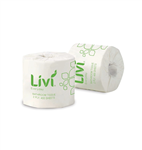 LIVI BASICS TOILET TISSUE 2PLY 400 SHEET CARTON 48
