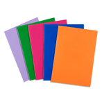 CONTACT BOOK SLEEVES 9 X 7 INCH ASSORTED SOLID PACK 5