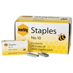 MARBIG STAPLES NO10 BOX 1000