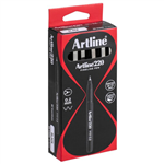 ARTLINE 220 FINELINER PEN 02MM BLACK