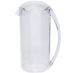 CONNOISSEUR WATER JUG PLASTIC WITH LID 1 LITRE CLEAR