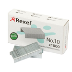 REXEL STAPLES NO10 104 BOX 1000 MINI