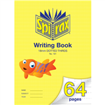 SPIRAX 161 WRITING BOOK 64 PAGE 335X240MM 18MM DOTTED