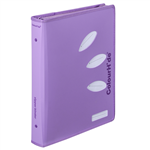 COLOURHIDE   RING BINDER ZIPPER PURPLE