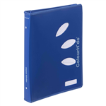 COLOURHIDE   RING BINDER ZIPPER CLASSIC BLUE