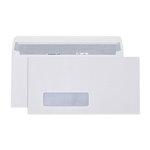 CUMBERLAND WINDOW ENVELOPE 90GSM DLX 120 X 235MM WHITE