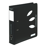 COLOURHIDE   LEVER ARCH FILE ZIPPER A4 70MM BLACK