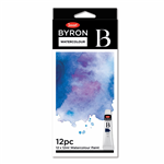 JASART BYRON WATER COLOUR PAINT 12ML SET 12