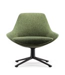 LUTIE CLUB OLIVE LOUNGE CHAIR  4STAR BASE  OTE LENA FABRIC