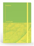 A5 Recycled Journal Thankful  Wishful Green