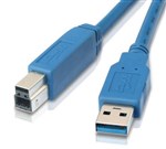 Astrotek 1m USB 30 Printer Cable A to B  Blue