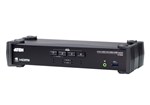 4Port 4K HDMI KVMP Switch with Audio Mixer
