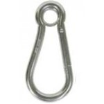 CARBINE HOOK 10MM WITH STAINLESS STEEL EYE