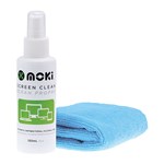 MOKI CLEAN SCREEN SPRAY  MICROFIBRE CHAMOIS KIT FOR DEVICES