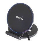MOKI 10W WIRELESS CHARGESTAND  FAST PHONE CHARGING DOCK