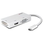 LINDY USBC TRIPLE DISPLAY CONVERTER  HDMI DVI VGA FOR MACPC