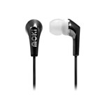 MOKI LIFE METALLIC NOISE ISOLATING EARBUDS  BLACK  BALANCED SOUND