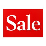 QUIKSTIK A4 SIGN SALE PK10