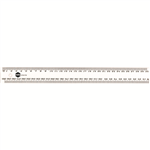 MARBIG RULER METRIC 300MM CLEAR