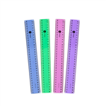 MARBIG RULER METRIC 300MM FLUORESCENT ASSORTED