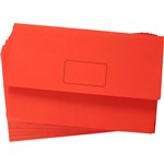 MARBIG SLIMPICK DOCUMENT WALLET FOOLSCAP RED