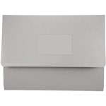 MARBIG SLIMPICK DOCUMENT WALLET FOOLSCAP GREY