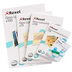 REXEL LAMINATING POUCH 125 MICRON A3 CLEAR PACK 25